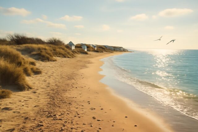 PHOTOS.-Sur-la-cote-de-Nacre-au-nord-de-Caen-un-avant-gout-dete-en-plein-mois-de-fevrier-640x427 Les seniors restent chez eux en attendant le facteur... La météo capricieuse réduit les visites !