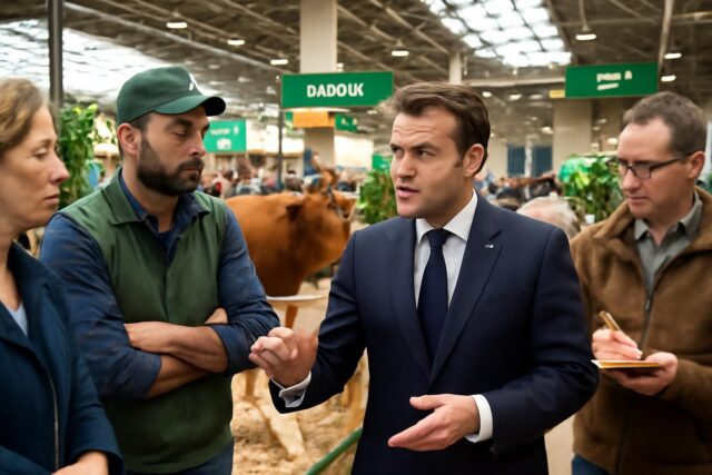 Salon-de-lagriculture-Emmanuel-Macron-souligne-les-progres-durables-de-la-France-dans-la-lutte-contre-la-dermatose-640x427 Une vague croissante de citoyens demande une réduction des tarifs à la pompe - Virgule.lu