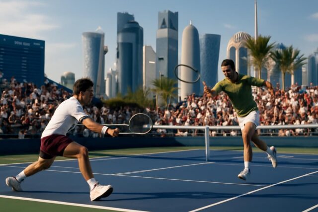 Tennis-a-Doha-Suivez-en-direct-le-duel-explosif-entre-Alcaraz-et-Khachanov-avec-score-en-temps-reel-et-resultat-final-–-Streaming-live-exclusif-640x427 Stan Wawrinka, classé 139e mondial, élimine Laslo Djere (92e) en quatre sets serrés au premier tour - rts.ch
