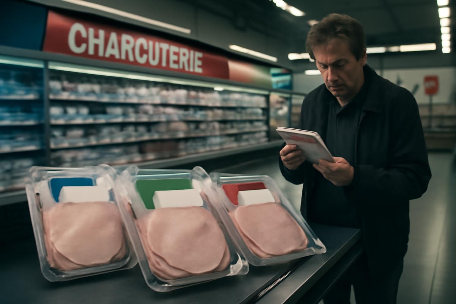 alerte sanitaire : rappel national de jambon blanc contaminé à la listeria vendu chez leclerc, intermarché et auchan. vérifiez vos achats et suivez les consignes de sécurité.