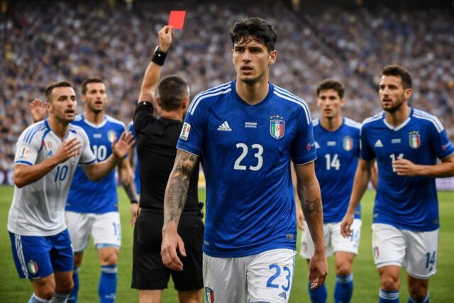 Alessandro-Bastoni-expulse-avant-la-mi-temps-lors-du-barrage-europeen-entre-la-Bosnie-et-lItalie-640x427 Ligue des champions 2025-2026 : Découvrez le calendrier détaillé de l'OM avec toutes les dates et horaires des rencontres - RMC Sport