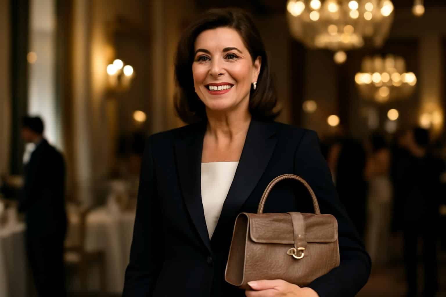 découvrez caroline de monaco éblouissante avec son sac en peau de lézard à 6700 €, un accessoire de luxe qui allie élégance et raffinement.