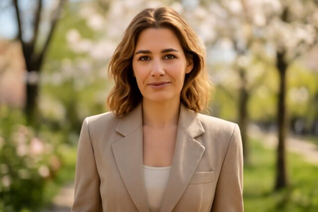 Ce-printemps-Laura-Tenoudji-reinvente-le-blazer-avec-une-tendance-des-annees-90-longtemps-delaissee-640x427 Sous l'impulsion de Mélanie Thierry, Raphaël adopte un style parisien unique pour rester en forme