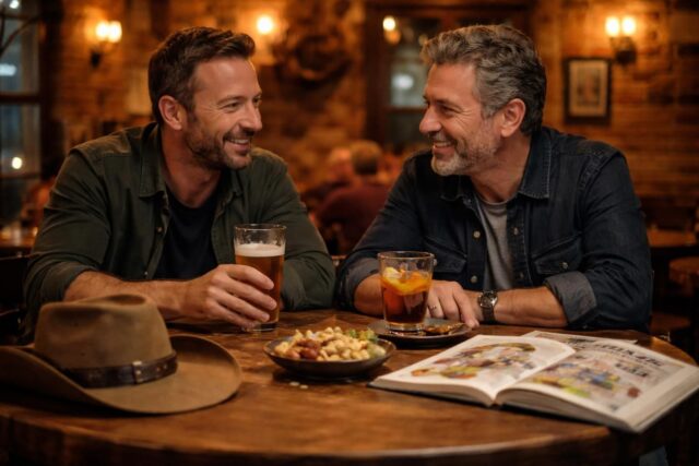 Happy-Hour-104-Rencontre-avec-Alban-Lenoir-et-Benjamin-Rocher-autour-de-Lucky-Luke-CloneWeb-640x427 L'amour est dans le pré : Gilles et Isabelle révèlent si Pascaline leur écrit encore - Télé Star