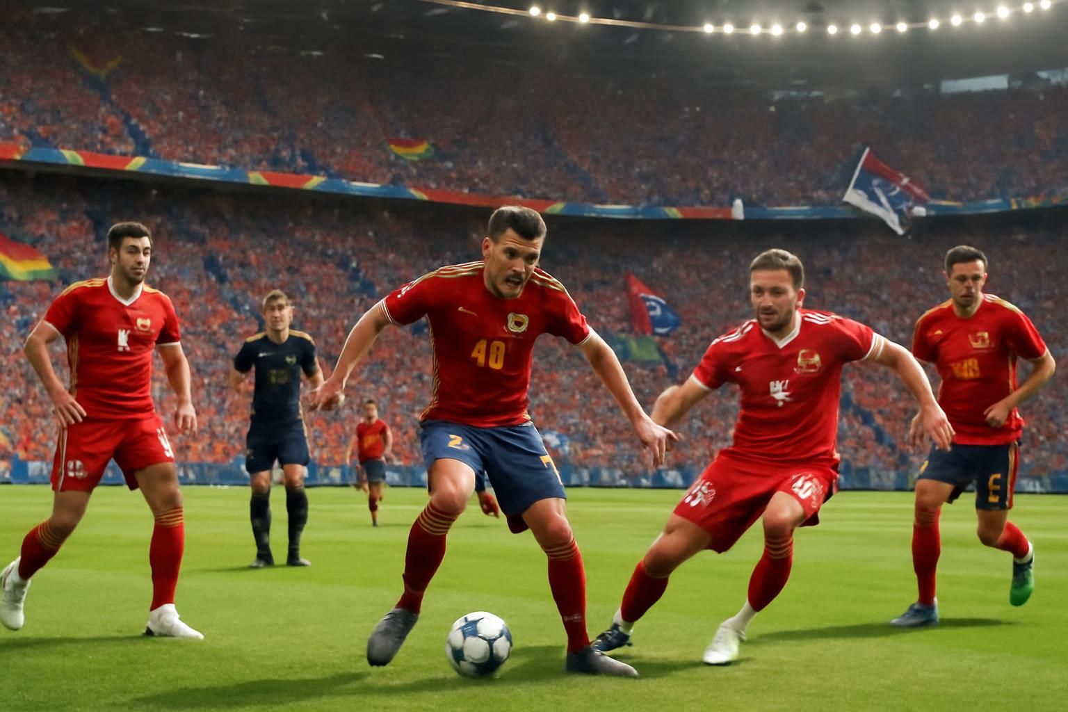 suivez la journée fifa avec le match opposant l'espagne à la serbie : un aperçu passionnant où l'espagne domine à la mi-temps, analysé par africafootunited.