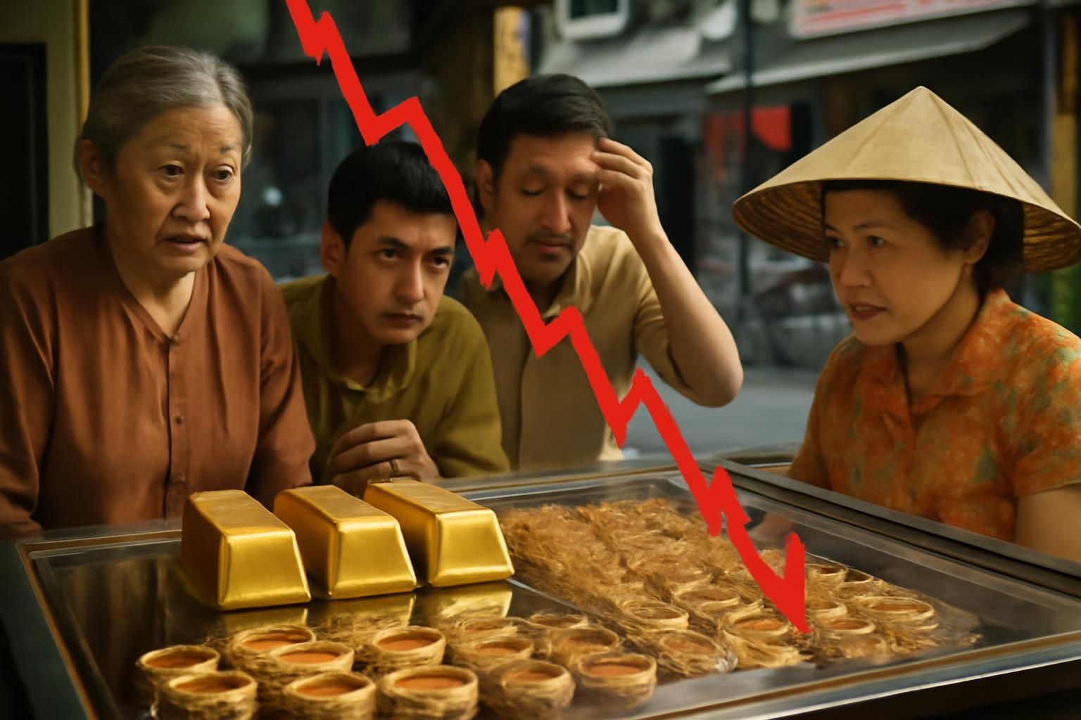 découvrez la chute spectaculaire du prix international de l'or, avec l'or au vietnam désormais évalué à seulement 167 millions de vnd par tael.
