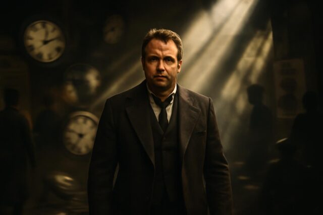 Les-Rayons-et-les-Ombres-Jean-Dujardin-embarque-dans-le-tourbillon-de-lOccupation-a-travers-une-collaboration-intense-Le-Temps-640x427 Jérémy Ferrari dévoile son premier film : il incarne le fils secret de Kadhafi, avec une surprise sur l’invité Nicolas Sarkozy !