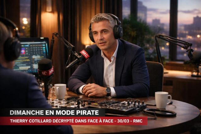 Podcast-Dimanche-en-mode-pirate-Thierry-Cotillard-decrypte-dans-Face-a-Face-3003-RMC-640x427 André Bouchet (Passe-Partout) dévoile son pilier de soutien dans Les Traîtres après avoir quitté le jeu de son propre chef