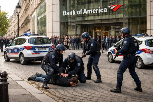 Tentative-dattentat-dejouee-samedi-devant-la-Bank-of-America-a-Paris-intervention-efficace-rapportee-par-Radio-LFM-640x427 The Following saison 2 : un suicide, un sacrifice et des explosifs