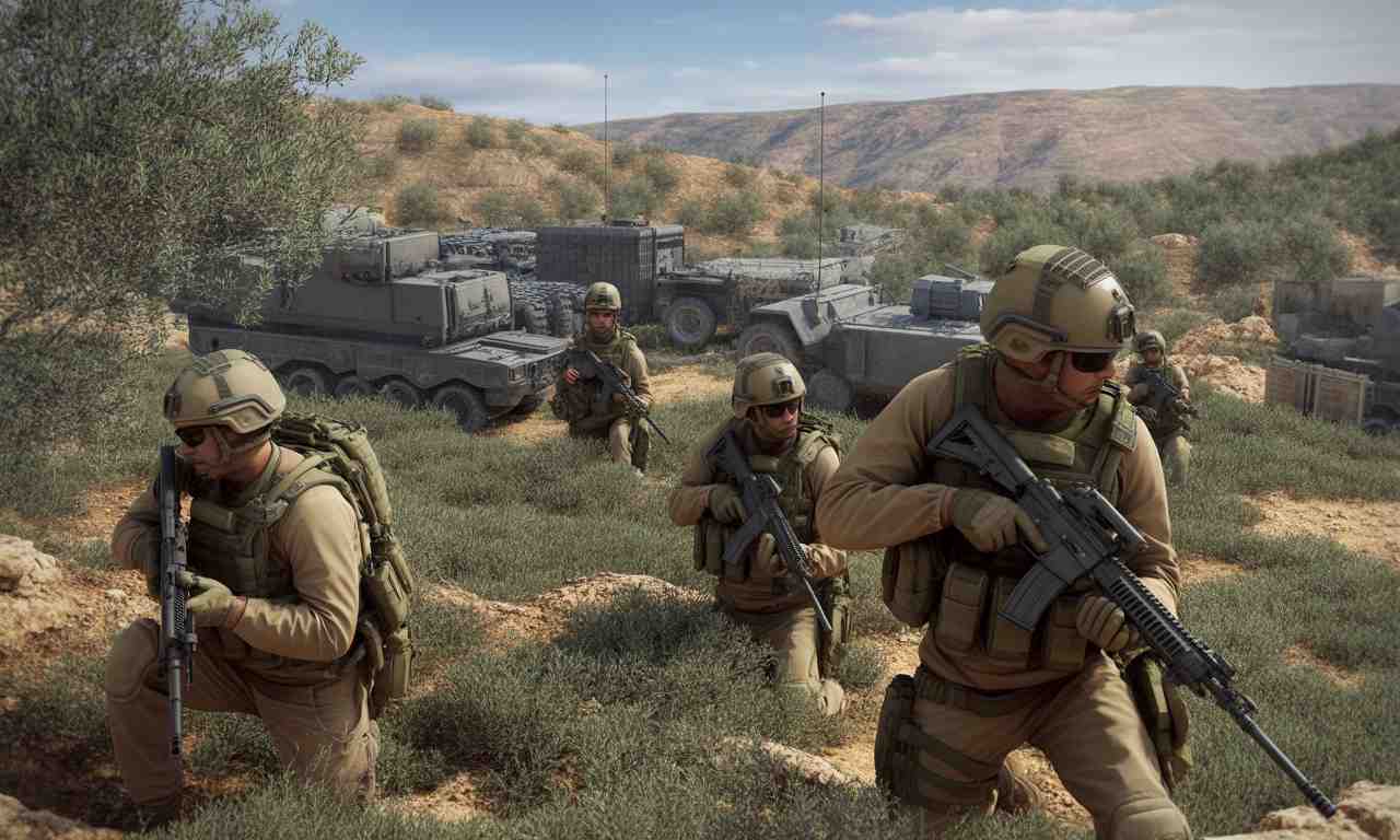 tsahal déploie ses soldats dans plusieurs zones stratégiques du sud-liban pour renforcer la sécurité et surveiller la région.