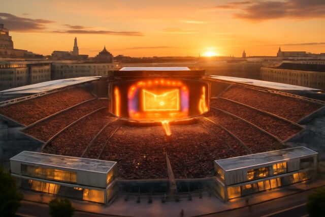 Un-stade-ephemere-de-50-000-places-a-Madrid-lincroyable-experience-de-12-heures-pour-accueillir-Shakira-640x427 Championnats du Monde de Gymnastique 2025 : Kaylia Nemour brille à Jakarta en décrochant la médaille d'argent à la poutre
