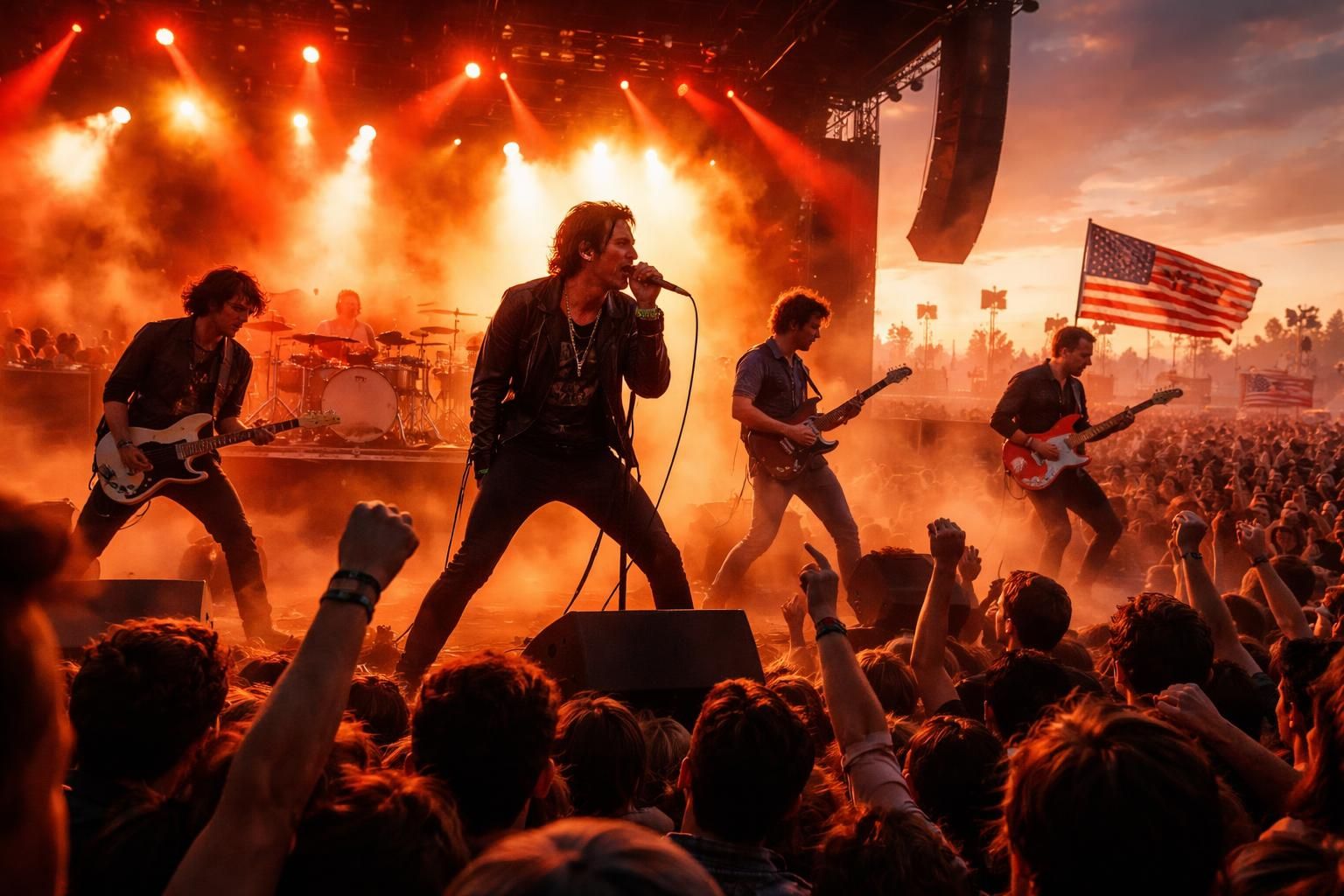 à coachella, the strokes enflamment la scène avec un concert intense, délivrant une critique virulente de l'amérique.