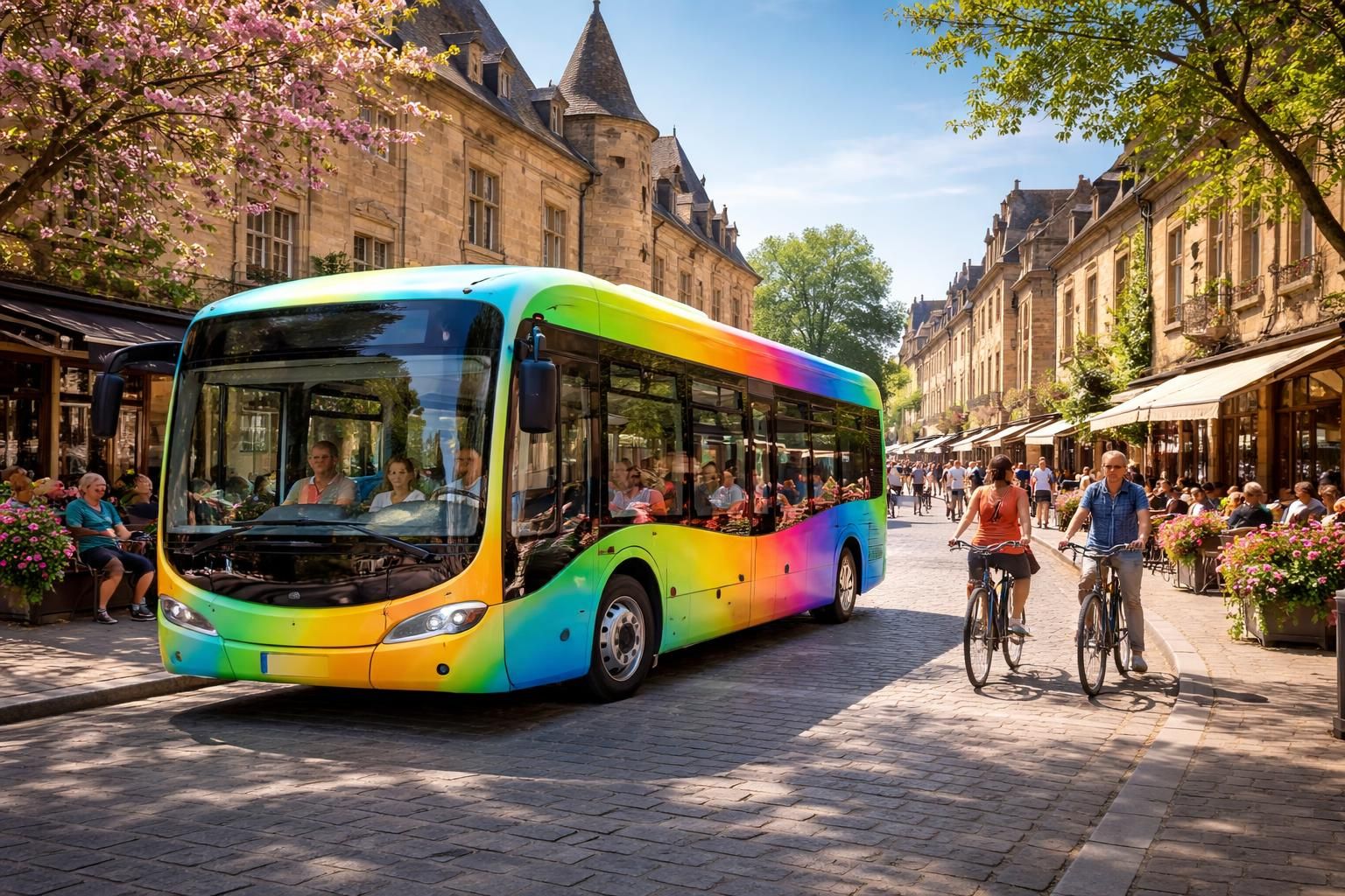 à partir du lundi 20 avril, découvrez le nouveau réseau de transport gratuit de sarlat bus, conçu pour faciliter vos déplacements et améliorer votre confort.