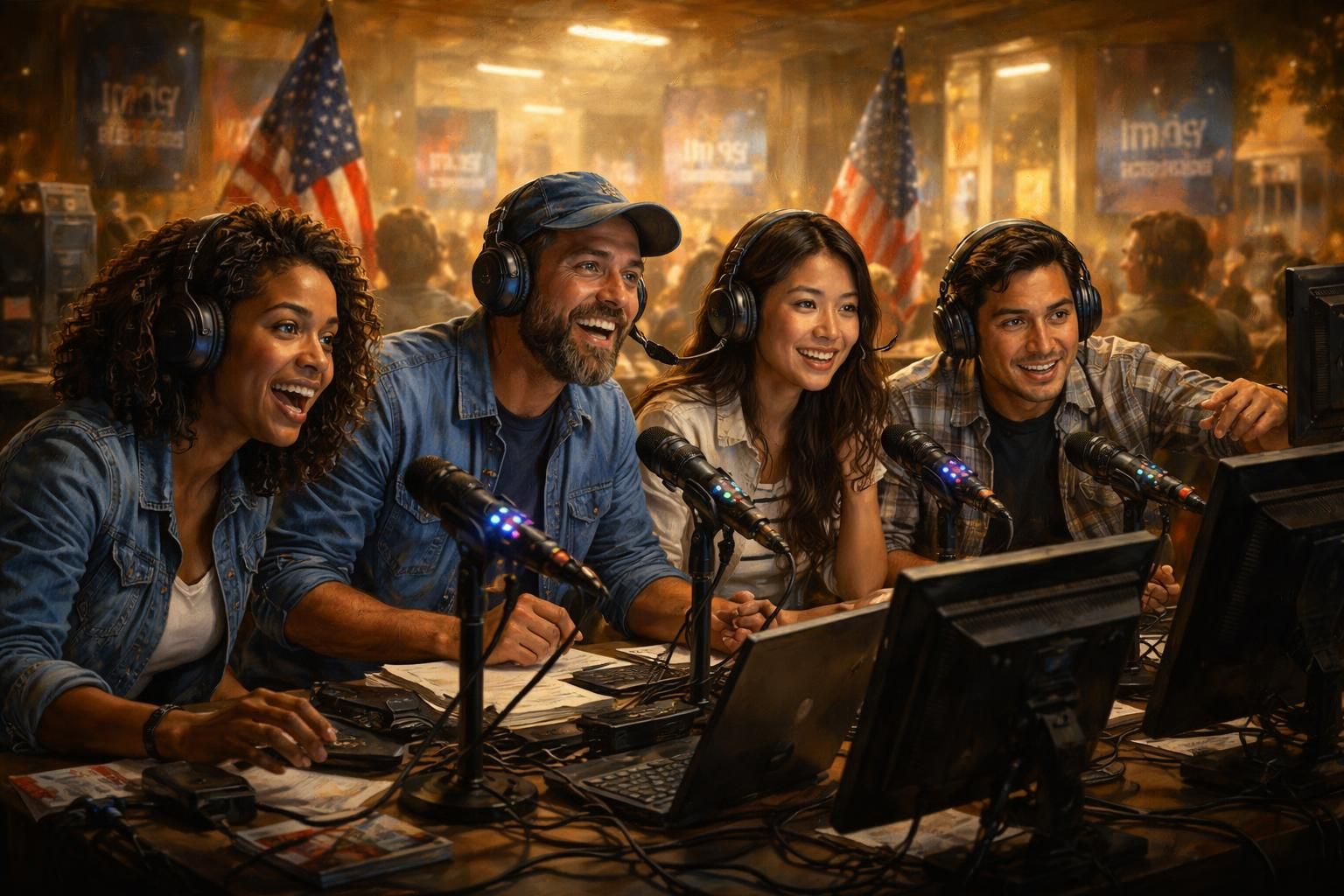 à six mois des midterms, les démocrates adoptent les tactiques des streamers pro-trump pour dynamiser leur campagne et mobiliser les électeurs.