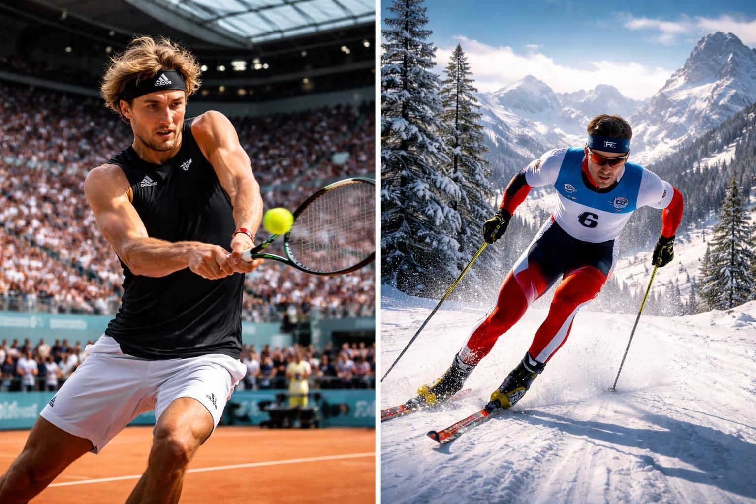 suivez en direct l'atp madrid 2026 avec la défaite d'atmane face à zverev et la performance remarquable de block sur ski-nordique.