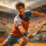 découvrez l'analyse de tsitsipas au tournoi atp de madrid, où il compare un jeune prodige du tennis à un mélange unique d'alcaraz et zverev, combinant talent et puissance sur le circuit.