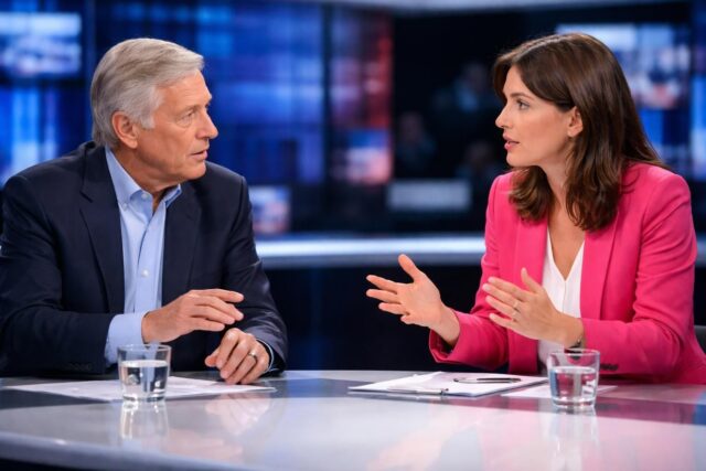 Alain-Duhamel-et-leurodeputee-PS-Chloe-Ridel-saffrontent-sur-le-programme-presidentiel-socialiste-BFM-640x427 Orthophoniste vs Christian Boisard : une plainte contre cet ex-bègue renommé