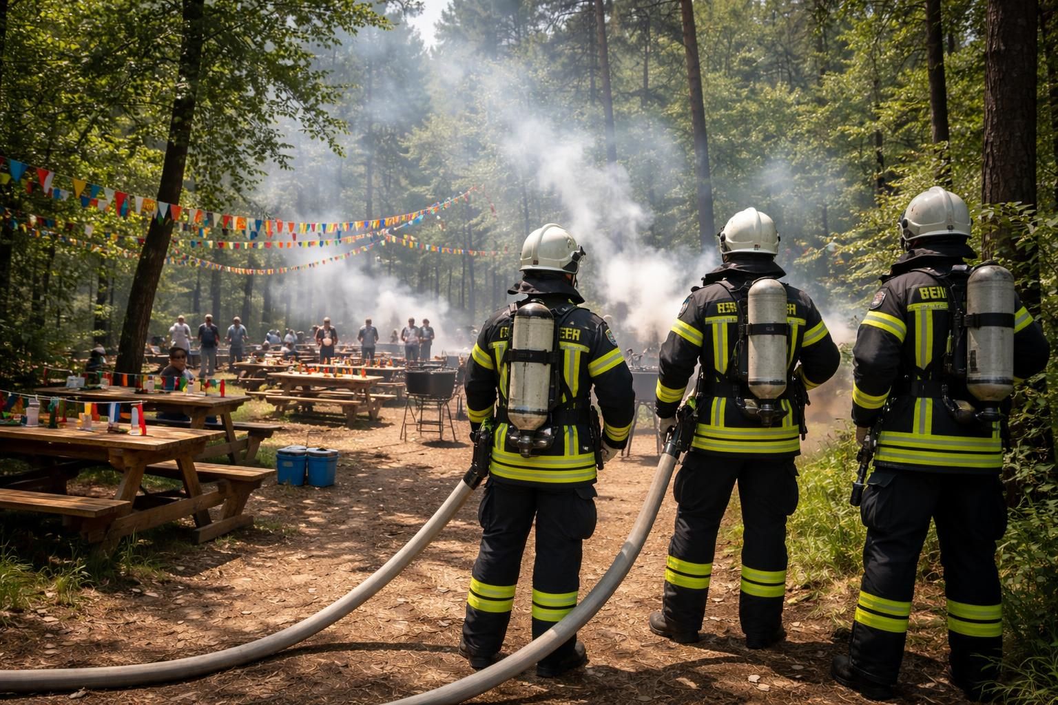 alerte aux feux de forêt en allemagne : les pompiers mobilisés pour prévenir les incendies liés aux barbecues du 1er mai, un appel à la vigilance pour protéger les espaces naturels.