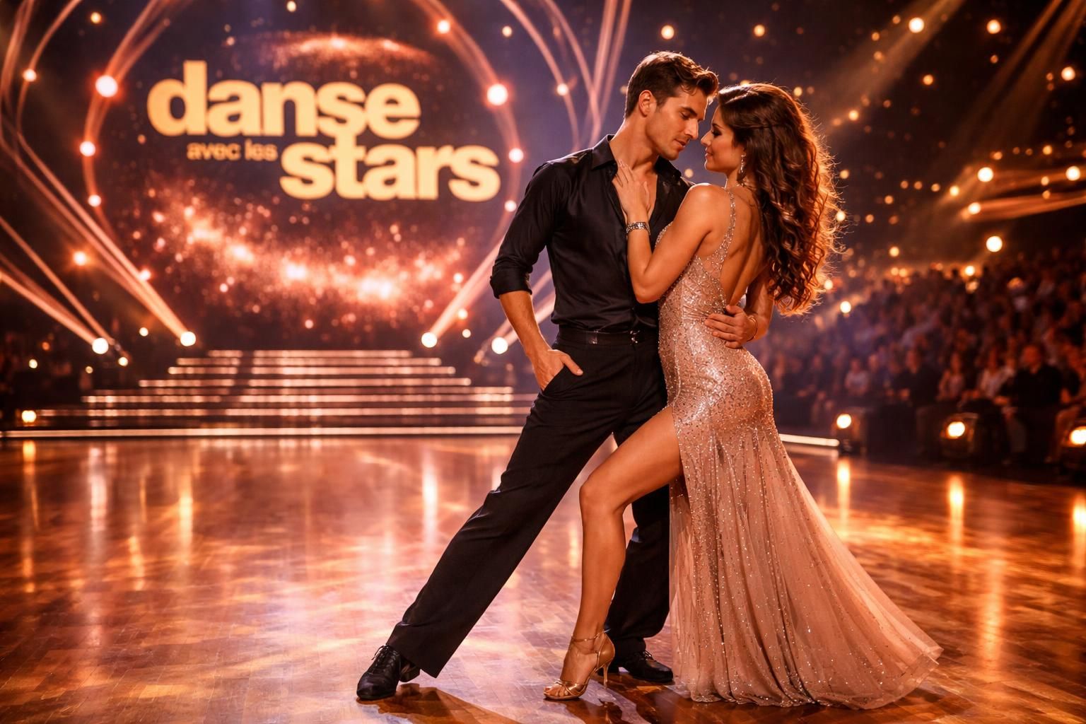 découvrez l'histoire passionnante d'une nouvelle romance née sur le parquet de 'danse avec les stars', où l'amour et la danse s'entrelacent pour captiver les cœurs.