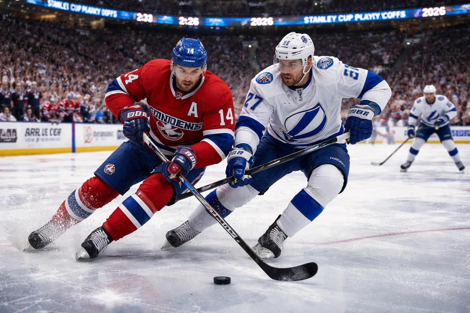 obtenez une analyse gratuite et complète du match canadiens de montréal vs lightning de tampa bay pour les playoffs nhl du 27/04/2026. prédictions, statistiques et conseils exclusifs sur ruedesjoueurs.
