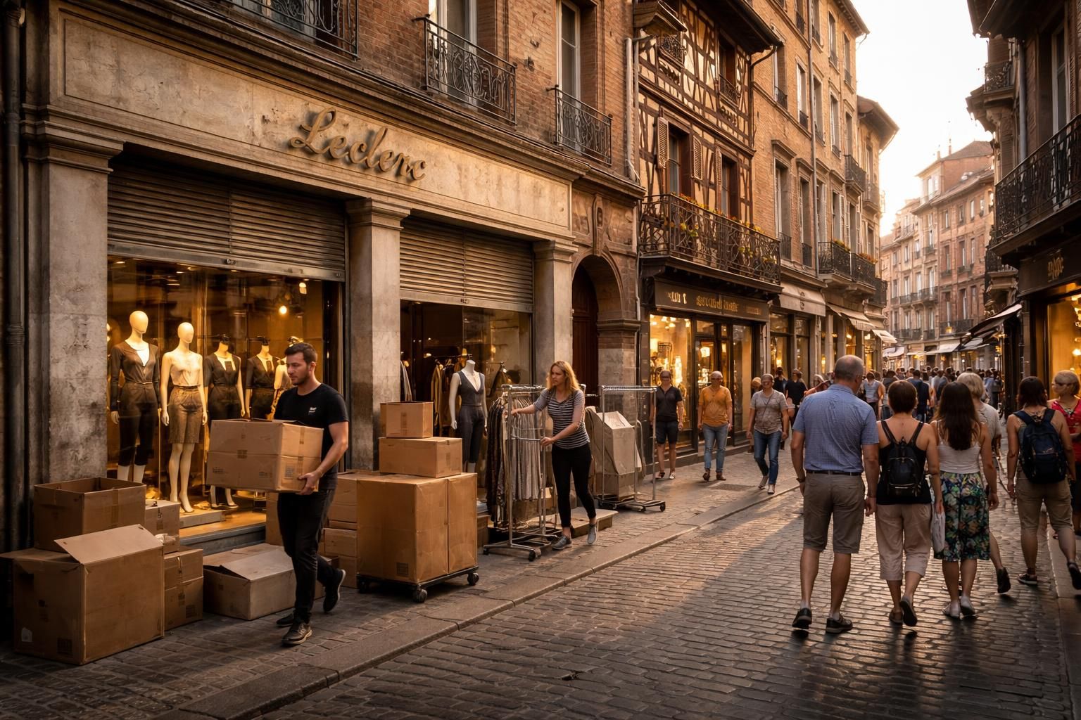 après 18 ans d'implantation, un acteur majeur de la mode ferme brusquement sa boutique située au cœur de l'artère la plus fréquentée d'albi, marquant la fin d'une ère pour les commerçants locaux.