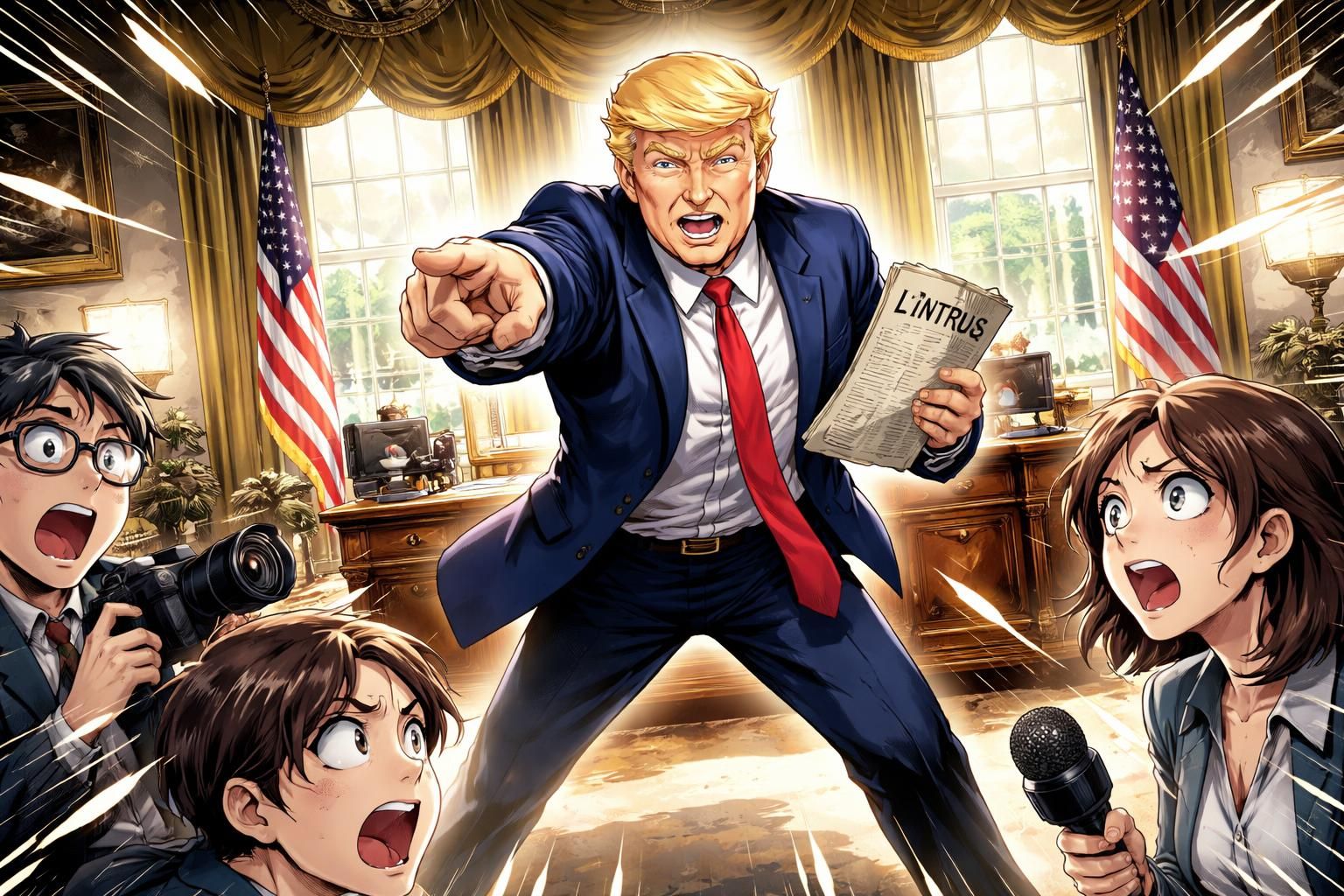 après la lecture du manifeste de l'intrus à la maison-blanche, trump réagit avec virulence en attaquant la presse, suscitant de vives réactions médiatiques.