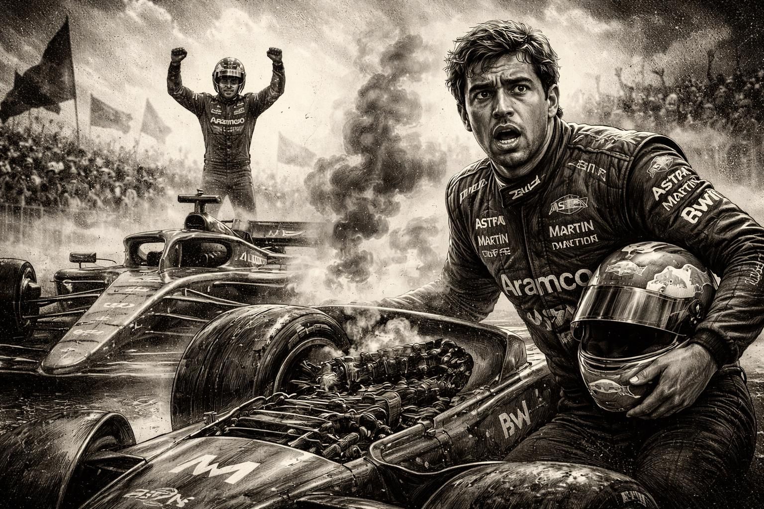 découvrez la réaction surprenante de pérez face au déclin spectaculaire d'aston martin en f1, alors qu'il s'attendait à voir alonso triompher. analyse complète des bouleversements dans le championnat.