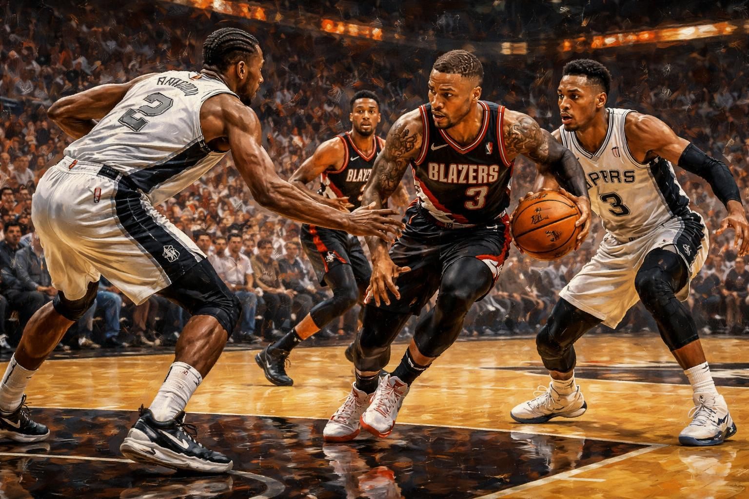 revivez les moments forts du match nba entre san antonio spurs et portland trail blazers avec notre retour en images exclusif sur l'équipe.