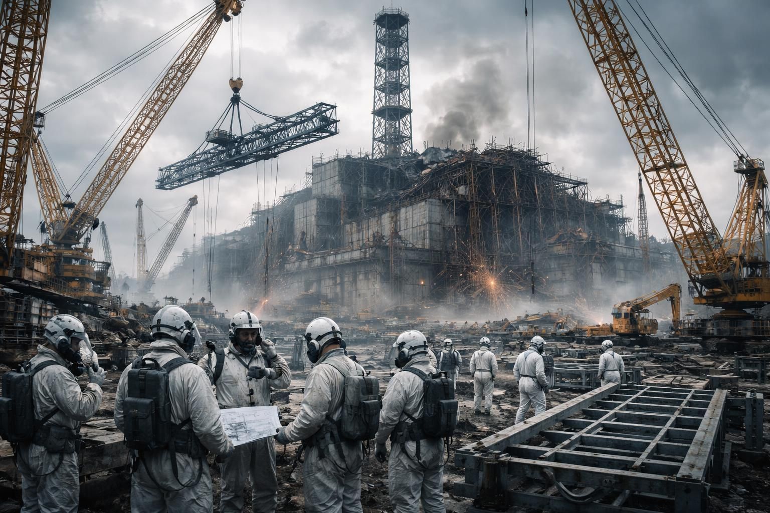 découvrez l'entreprise innovante derrière un projet inédit pour le chantier exceptionnel du sarcophage de la catastrophe de tchernobyl, repoussant les limites de la sécurité et de la technologie.