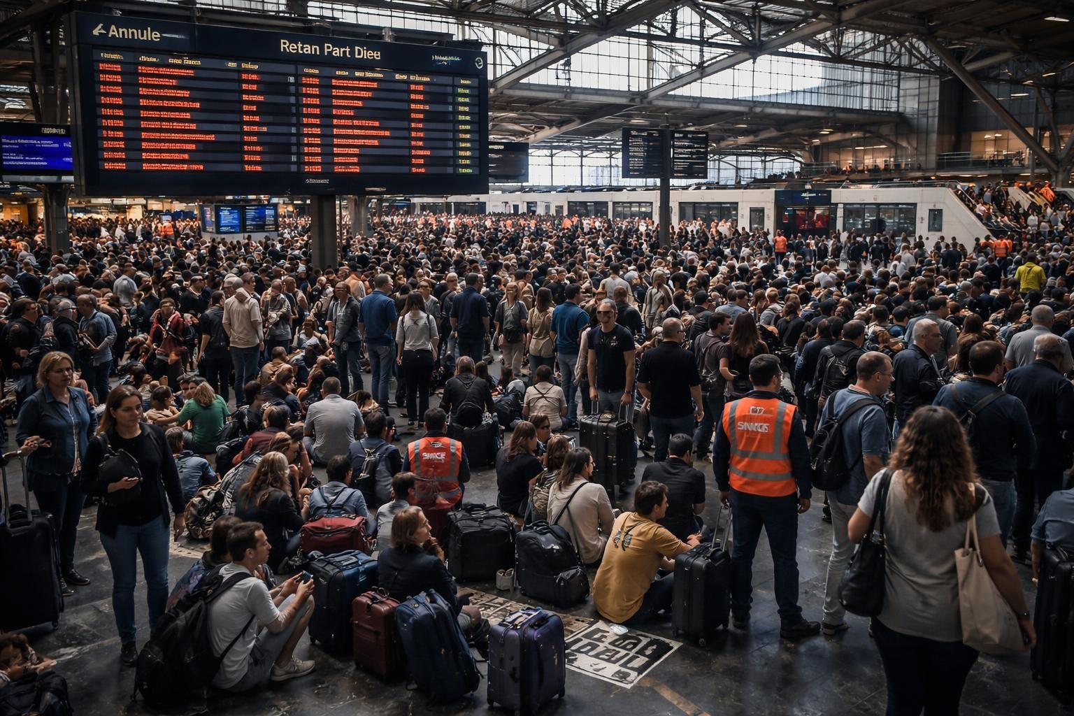 découvrez les raisons du chaos monumental à la gare de lyon part-dieu et l'impact total sur le trafic ferroviaire. suivez les dernières informations et mises à jour en temps réel sur msn.