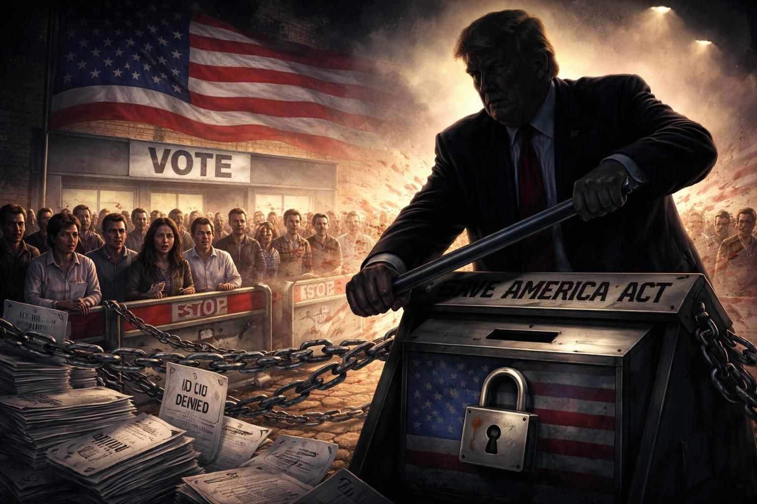 découvrez comment le « save america act » de donald trump pourrait limiter l'accès au vote pour des millions d'américains, influençant ainsi les élections de novembre.