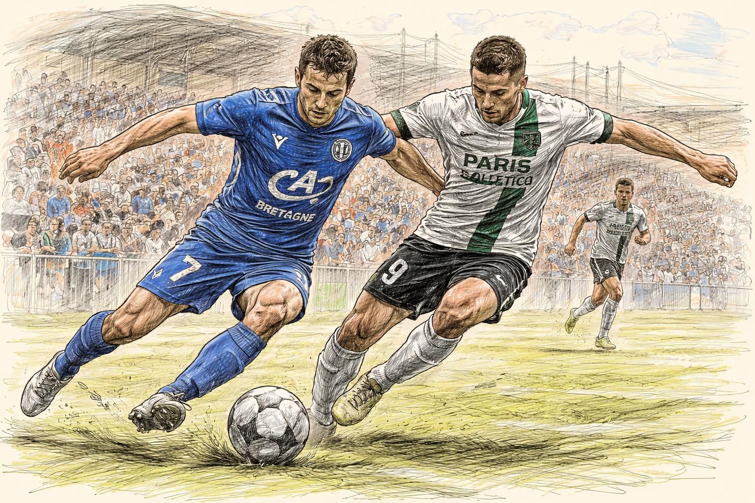 suivez le match concarneau vs paris 13 atletico en national avec l'heure du coup d'envoi, les compositions d'équipes officielles et toutes les infos en direct sur livefoot.