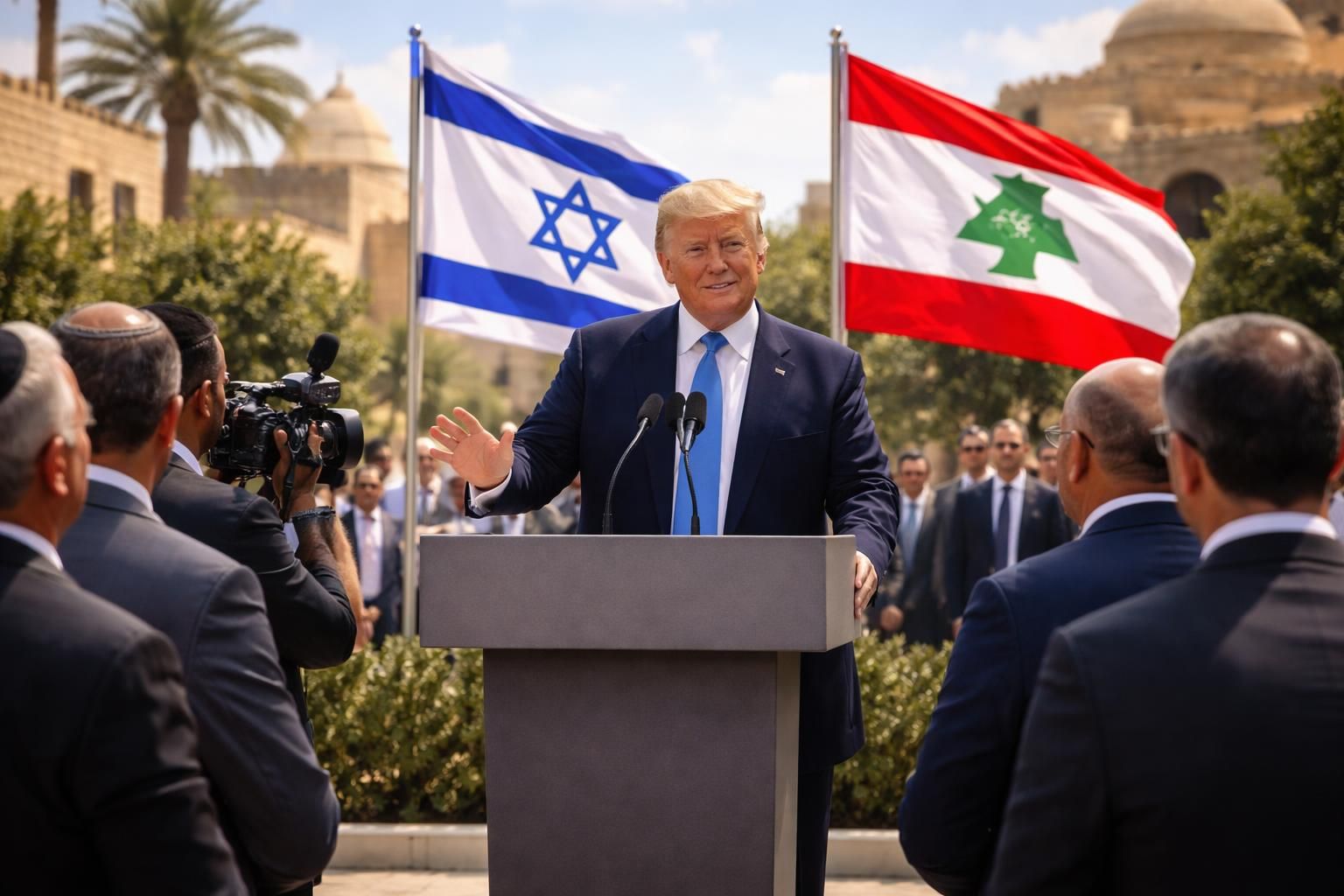 donald trump annonce un accord de trêve de 10 jours entre israël et le liban, marquant une étape importante dans le conflit au moyen-orient pour apaiser les tensions.