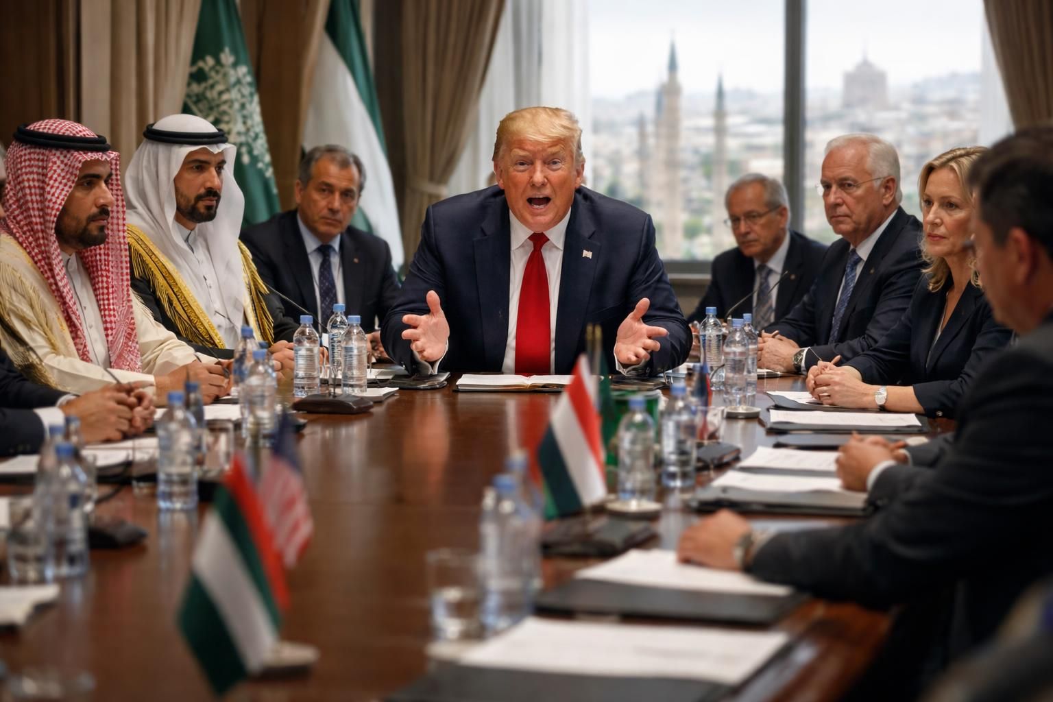 découvrez comment l'impulsivité de trump impacte sa position lors des réunions sur le conflit au moyen-orient, selon une enquête exclusive du wall street journal.