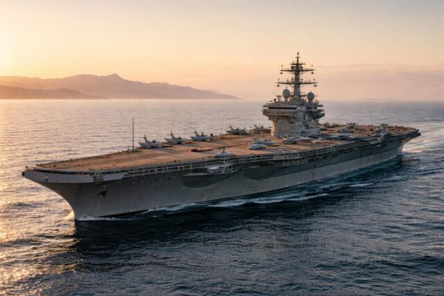 Conflit-au-Moyen-Orient-lUSS-George-HW-Bush-contourne-lAfrique-pour-esquiver-le-canal-de-Suez-640x427 Rhône : cagoulés, ils détruisent un buffet de mariage