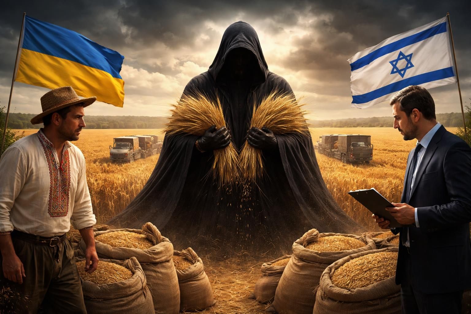 découvrez les tensions croissantes entre l'ukraine et israël liées au conflit des céréales, avec des accusations de vol impliquant la russie, et leurs impacts géopolitiques.