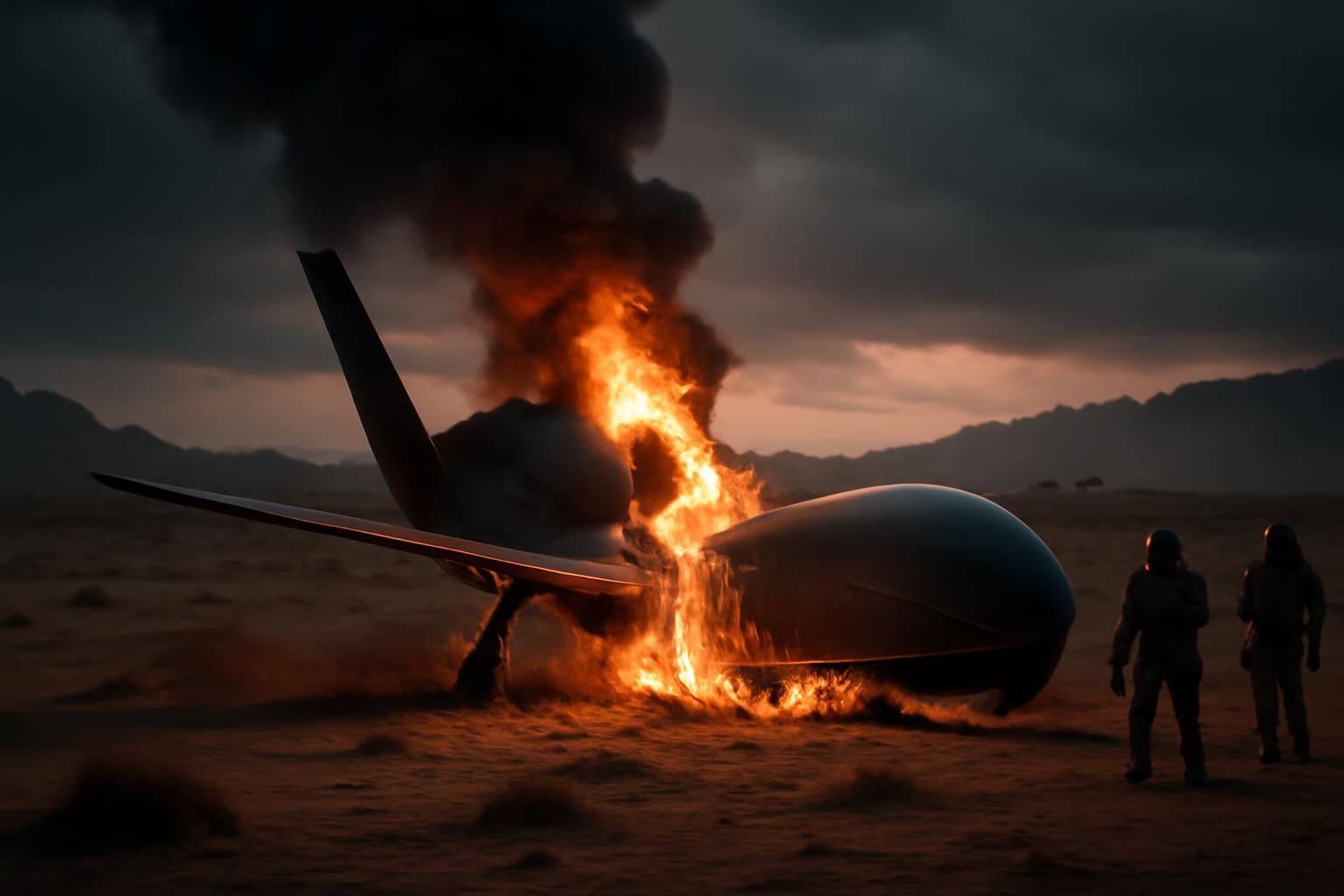 l'armée américaine confirme la perte d'un drone de surveillance mq-4c en iran, évalué à 238 millions de dollars, au cœur des tensions internationales.