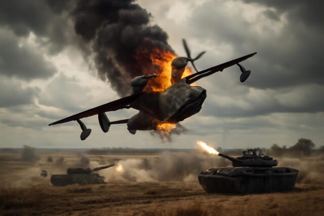 Conflit-en-Ukraine-un-avion-anti-sous-marin-russe-Be-12-considere-comme-une-cible-strategique-abattu-par-larmee-ukrainienne-640x427 Germanwings : le suivi des pilotes allemands dans le collimateur