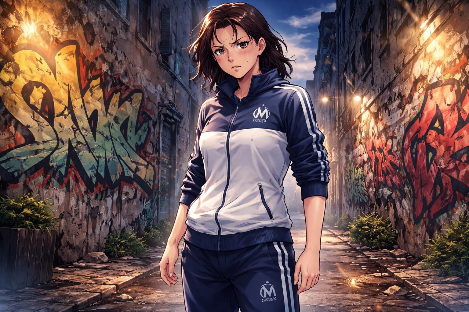 corinne diacre visée par des graffitis à marseille suite à la défaite de l'om contre montpellier, suscitant une vive polémique.