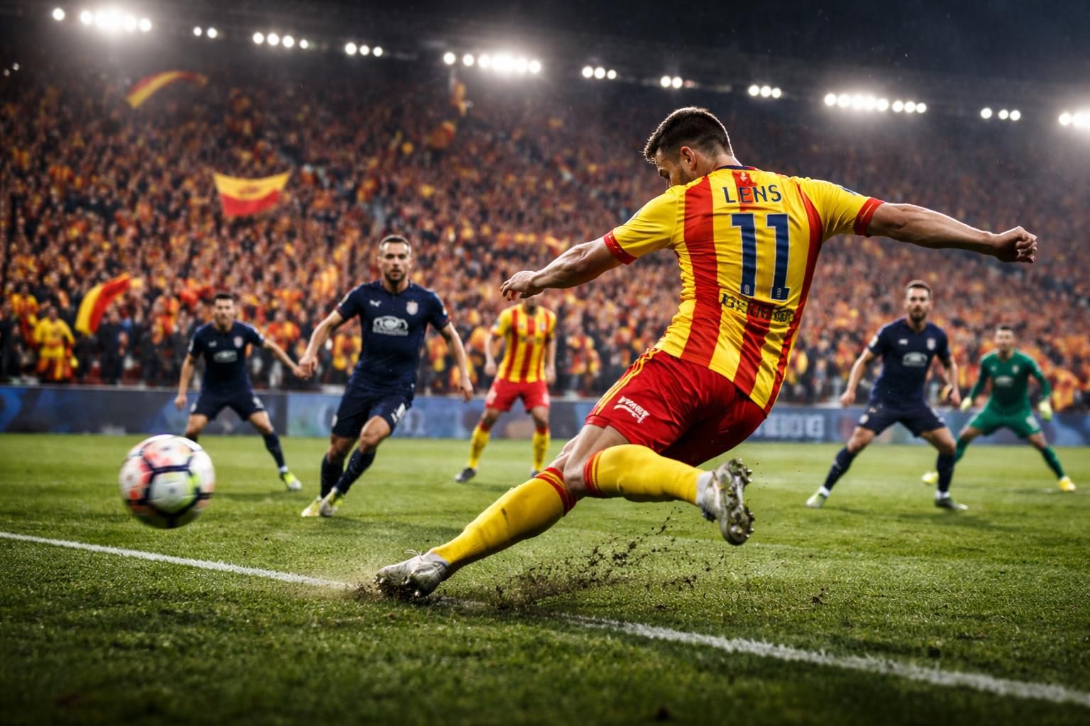 revivez l'intensité de la coupe de france avec lens qui creuse l'écart une nouvelle fois et confirme sa domination sur le terrain.