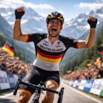 cyclisme : lennart jasch, coureur allemand, remporte sa première victoire professionnelle lors de la 4e étape du tour des alpes, marquant un moment clé de sa carrière.
