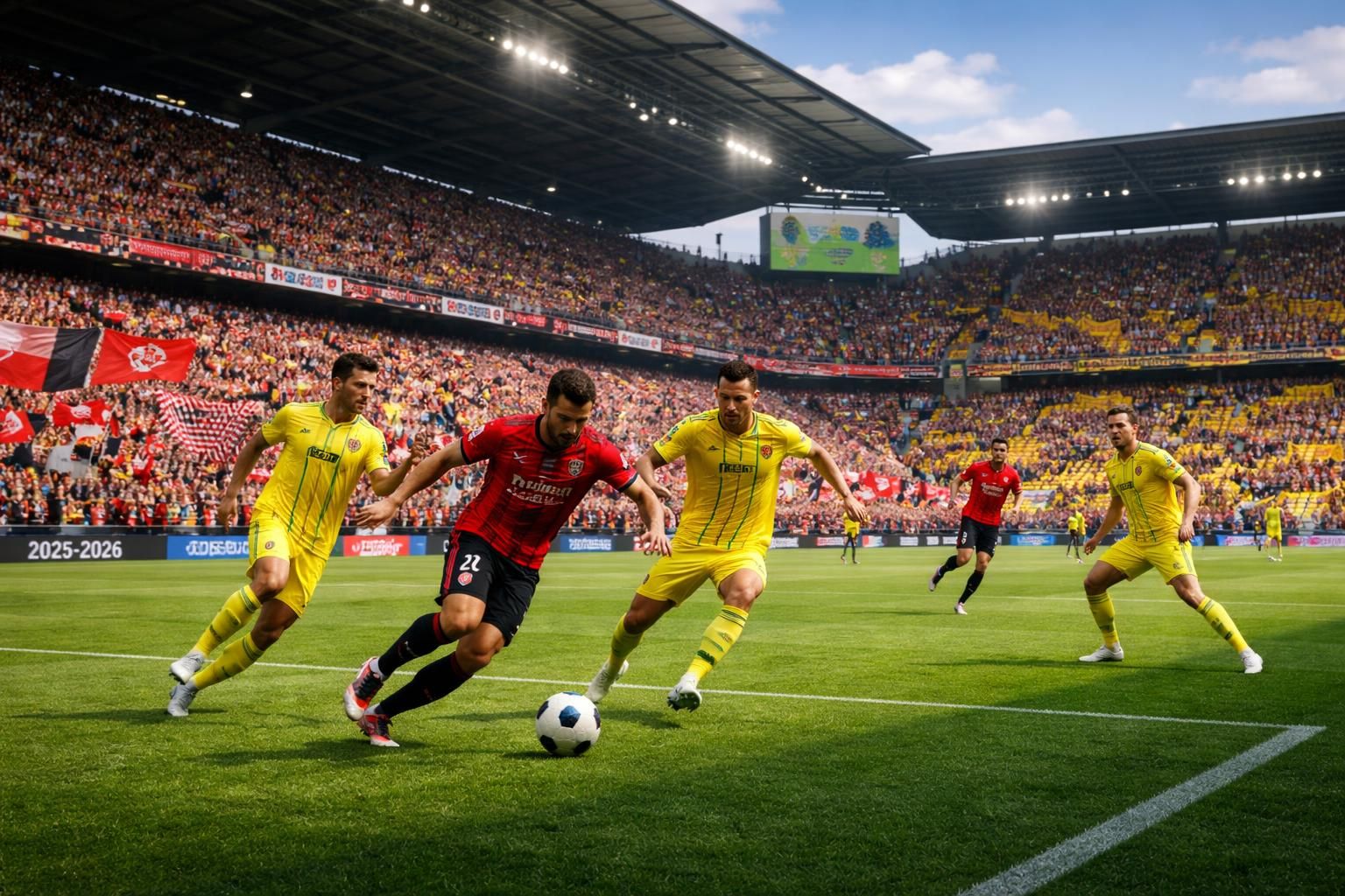 suivez en direct et en temps réel le match intense de ligue 1 2025-2026 entre rennes et nantes sur l'équipe. vivez chaque action, but et moment clé du choc breton !