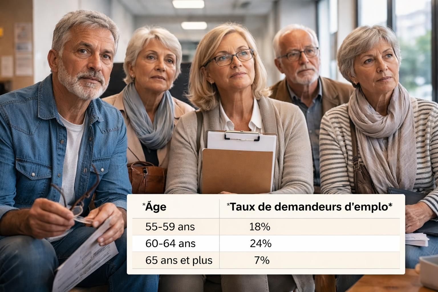 dans le guingampais, un senior sur trois est actuellement demandeur d’emploi, révélant une situation préoccupante sur le marché du travail local pour les personnes âgées.