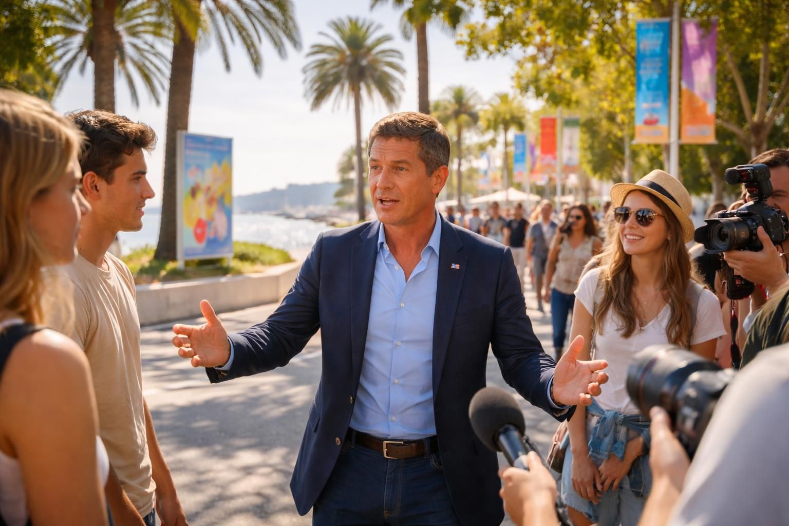 david lisnard initie une campagne antidrogue proactive durant le festival de cannes pour sensibiliser et prévenir les comportements à risque.
