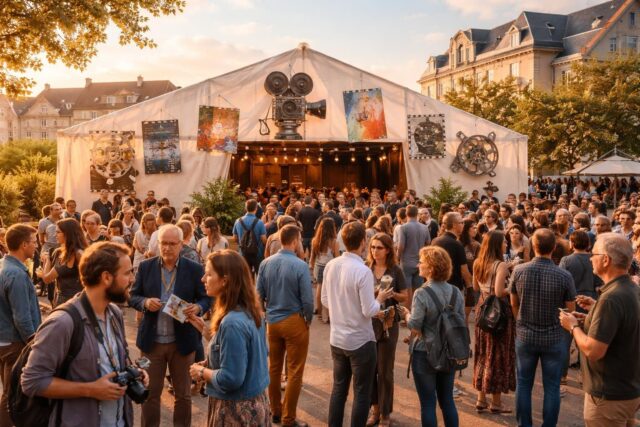 Debut-des-Rencontres-Internationales-Cinema-et-Video-a-Berck-lancement-reussi-pour-cette-premiere-journee--640x427 Des châteaux de sable majestueux réalisés par une centaine d'enfants sur la plage de Caroual à Erquy