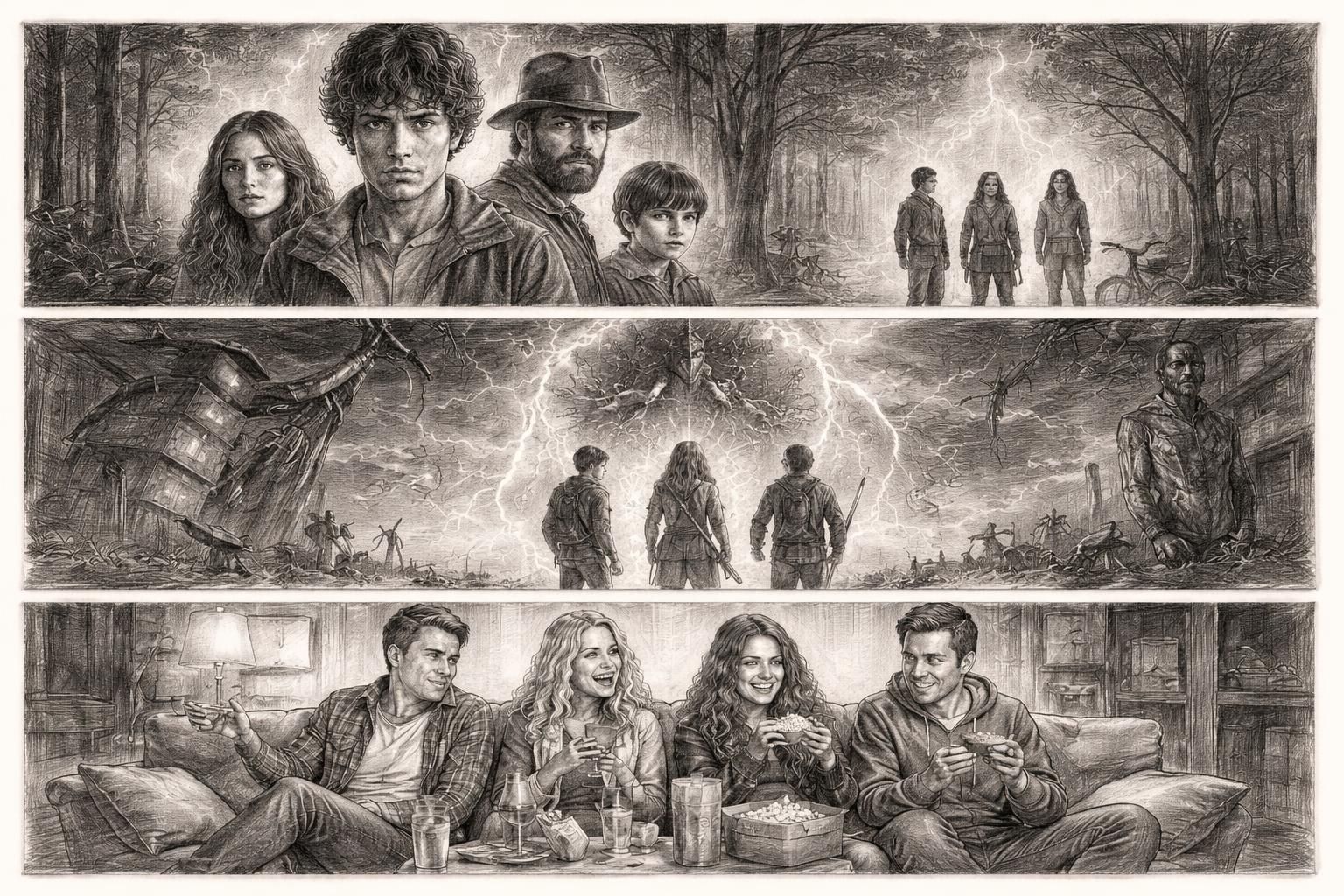 découvrez trois séries cultes incontournables à ne pas manquer sur netflix, pour des heures de divertissement captivant et addictif.