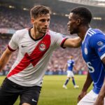 suivez en direct vidéo le match entre rayo vallecano et strasbourg, avec penders qui calme le jeu pour éviter un second but et maintenir l'espoir de son équipe.