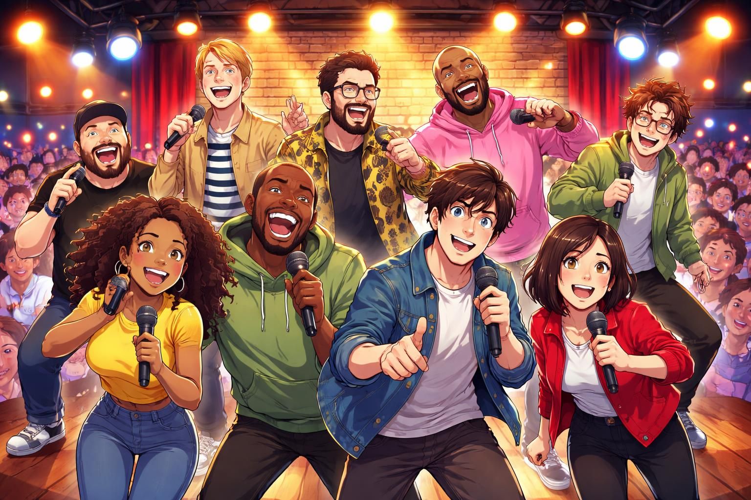 découvrez dix spectacles de stand-up aussi hilarants que « lol : qui rit sort », disponibles sur vos plateformes préférées pour des fous rires garantis.