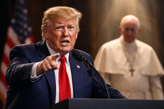 Donald-Trump-insiste-et-recidive-dans-ses-attaques-contre-le-pape-franceinfo-640x427 Emmanuel Macron face à l'adversité : entre soutien défaillant et quête d'une issue