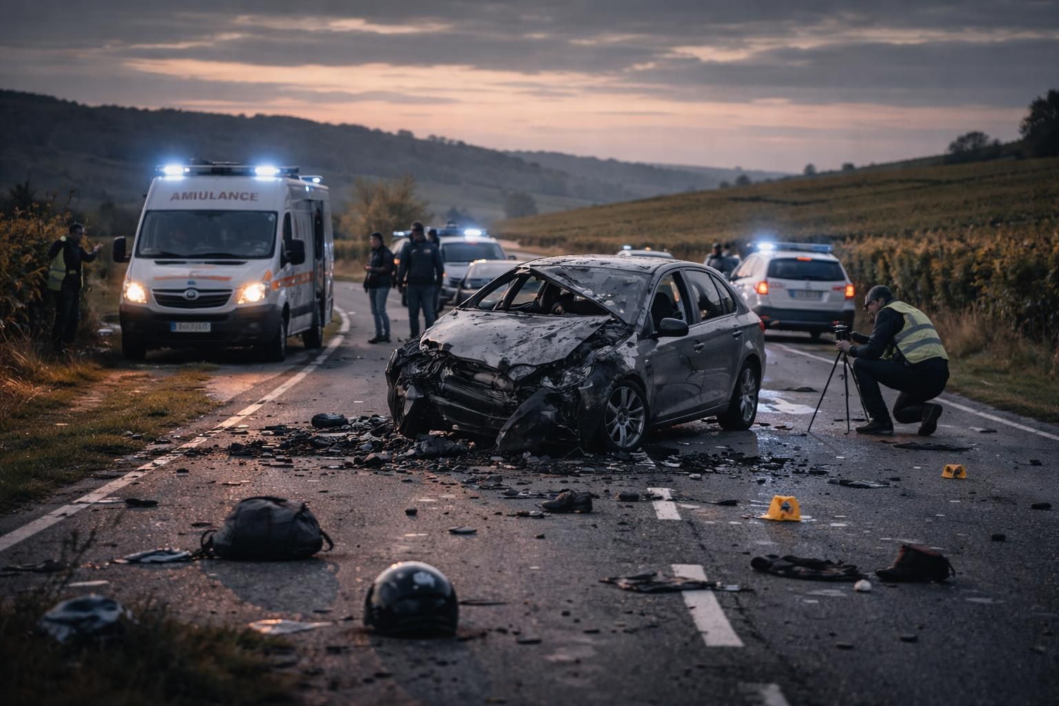 quatre adolescents de 16 à 18 ans tragiquement décédés dans un accident de la route dans la marne. une enquête est en cours pour déterminer les circonstances de ce drame.